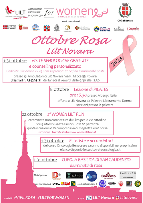 LILT for Women, la Campagna Nastro Rosa 2018