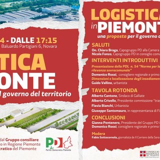 Convegno &quot;logistica in Piemonte: una proposta per il governo del territorio&quot;