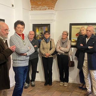 Inaugurata la mostra di Graziano Tinti alla galleria Borgo Arte FOTO