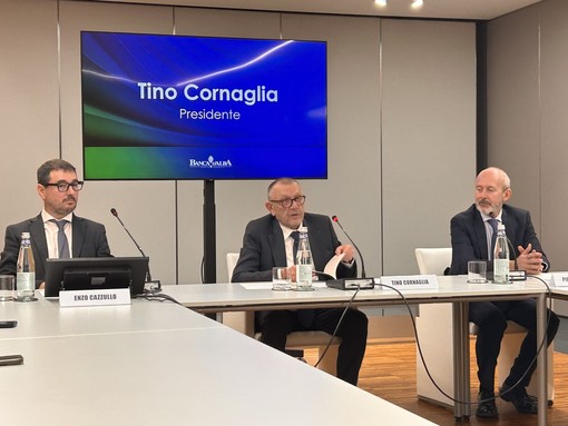 Da sinistra il direttore generale Enzo Cazzullo, il presidente Tino Cornaglia e il vicepresidente Pierpaolo Stra