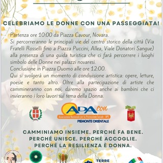 Donne e Resilienza: Novara celebra con una passeggiata speciale