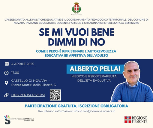 &quot;Se mi vuoi bene dimmi di no&quot;: Seminario sulla crescita e l'autonomia dei bambini