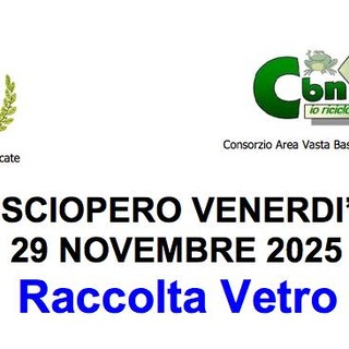 Sciopero nazionale del 29 Novembre: possibili disagi nella raccolta porta a porta