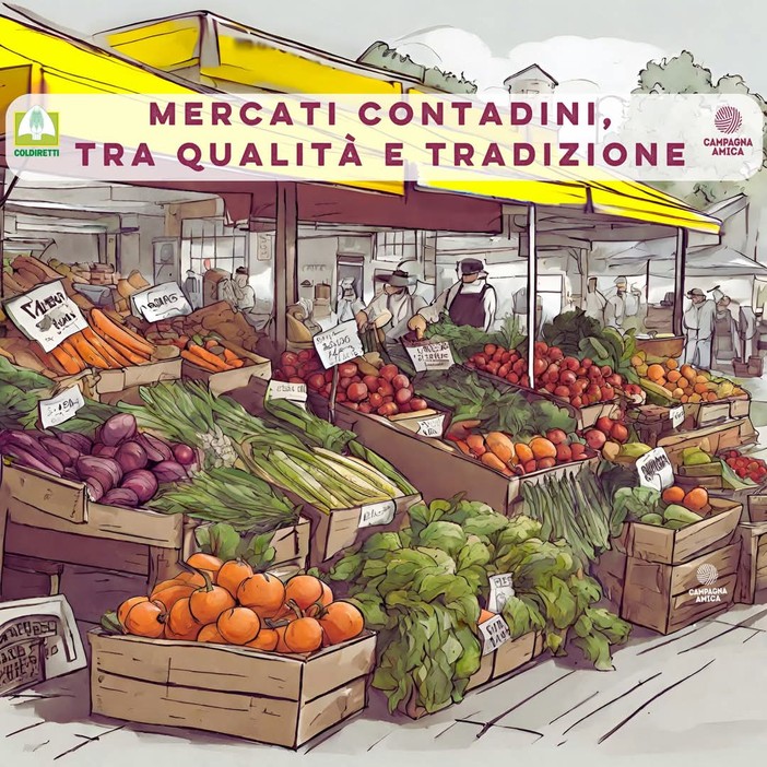 Torna l'agrimercato di “Campagna Amica” in piazza Cavour