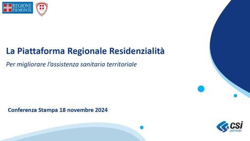 Sanità territoriale più efficiente: il Piemonte potenzia la Piattaforma regionale per la residenzialità