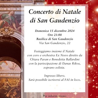 Concerto di Natale a San Gaudenzio: tradizione e bellezza in musica&quot;