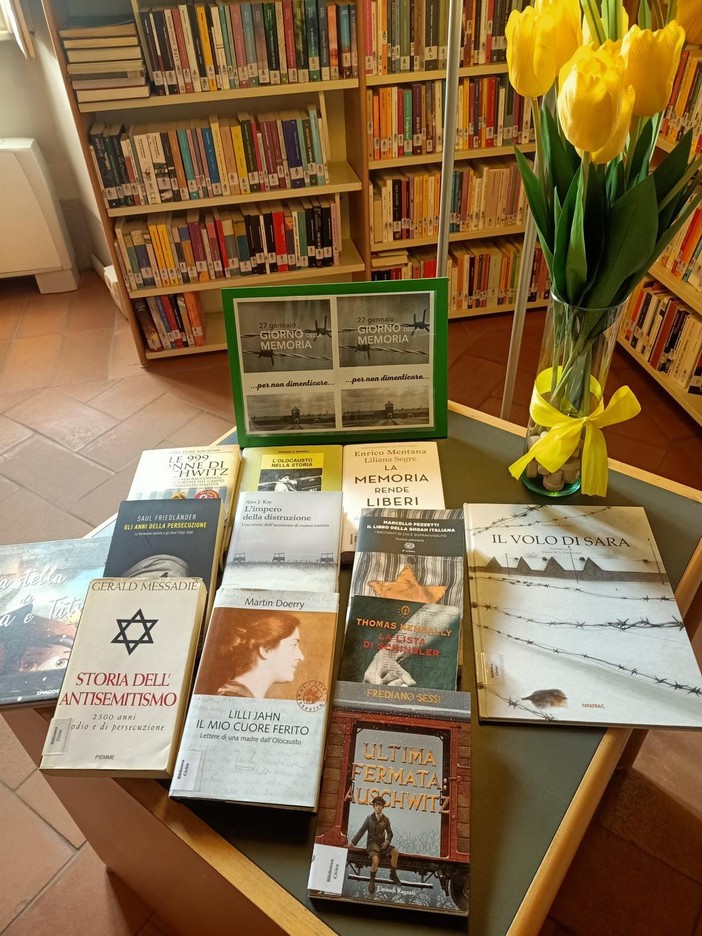 Volumi sulla Shoah disponibili alla Biblioteca Civica in occasione del Giorno della Memoria