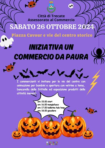 &quot;Un commercio da paura&quot;: Halloween prende vita nei negozi e per le strade di Trecate