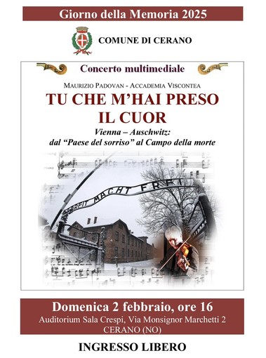 Concerto multimediale a Cerano: &quot;Le parole di una romanza&quot;