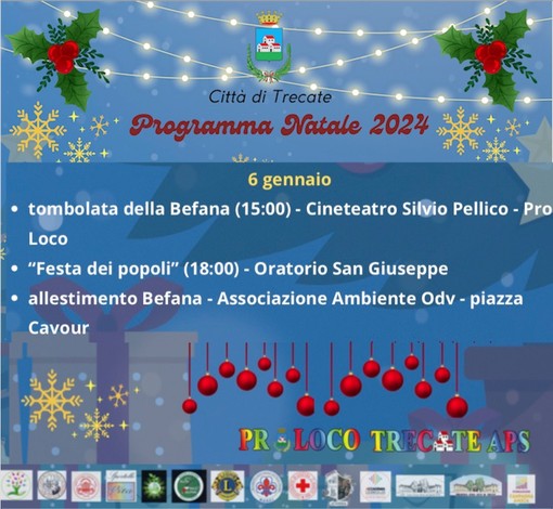 Epifania a Trecate: chiudono gli appuntamenti natalizi con una giornata di eventi per tutti