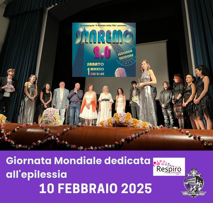 Giornata mondiale dell'epilessia: successo per lo spettacolo teatrale &quot;Sanremo 2.0&quot; a Novara