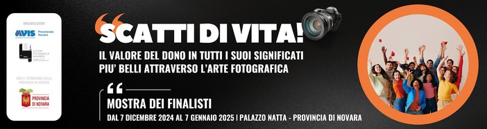 A Palazzo Natta la premiazione del concorso e la mostra fotografica &quot;Scatti di vita&quot;