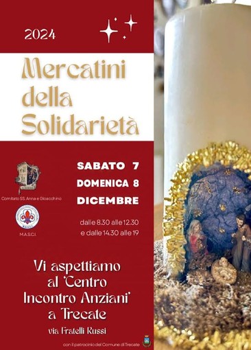 &quot;Mercatini della Solidarietà&quot; a Trecate: un evento di beneficenza per il 7 e 8 dicembre