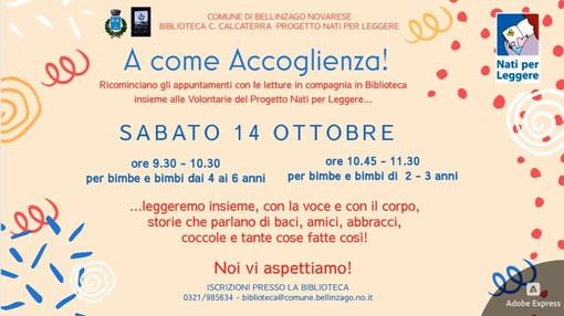 &quot;A come Accoglienza&quot; tante letture per i bambini