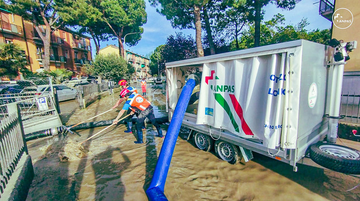 Alluvione, i volontari di Anpas Piemonte in partenza per l'Emilia Romagna