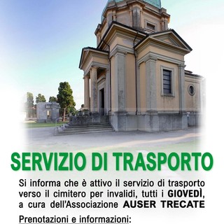 Cimitero comunale Trecate: servizio di trasporto per persone sole o invalide