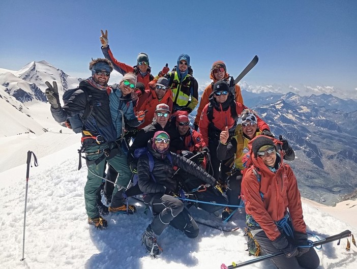 Alpinisti InSuperAbili...adrenalina inclusiva hanno raggiunto la vetta del Breithorn   VIDEO