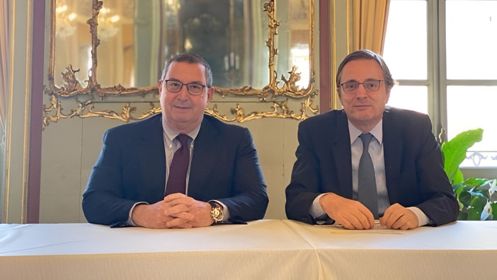 Nella foto da sinistra Giuseppe Castagna, AD di Banco BPM, insieme a Massimo Tononi, Presidente di Banco BPM