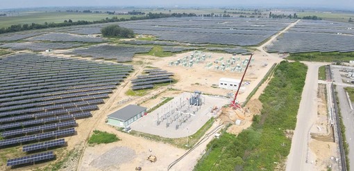 Confindustria Novara Vercelli Valsesia in visita al più grande parco solare del Nord Italia