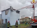 Incendio in un asilo a Briga Novarese