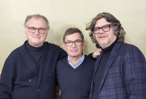 Nella foto da sinistra: Maurizio Grifoni, Giacomo Ferraris e Andrea Ferri