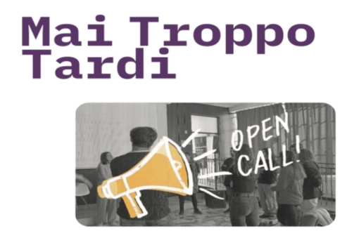 Progetto &quot;Mai troppo tardi&quot;: parte la call rivolta ai giovani