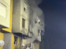 Incendio in un edificio popolare a Sant' Agabio, famiglia evacuata. VIDEO