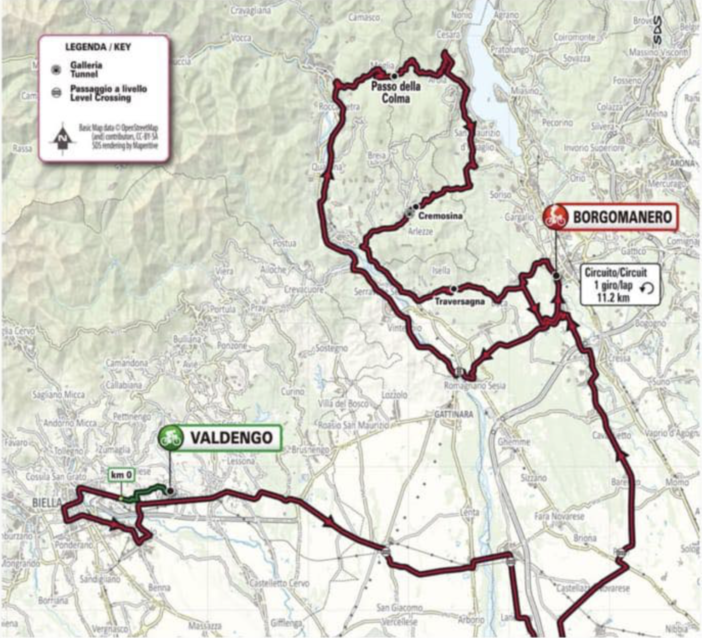 “Gran Piemonte”: chiusure stradali a Romagnano Sesia per la gara ciclistica del 10 ottobre