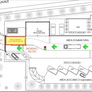 Lavori di manutenzione al centro di conferimento di Pombia