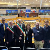 Delegazione della Lega della provincia di Novara in visita al Parlamento europeo