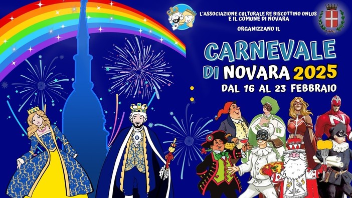 Novara in festa per il Carnevale: sfilata e spettacoli in centro