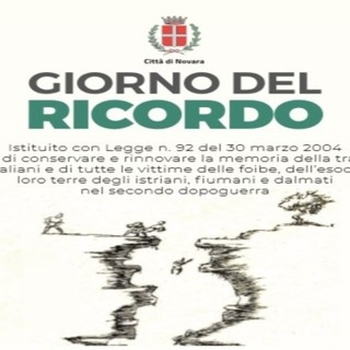 Giorno del Ricordo 2025: mostra e cerimonia commemorativa a Novara