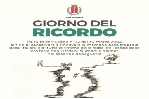 Giorno del Ricordo 2025: mostra e cerimonia commemorativa a Novara