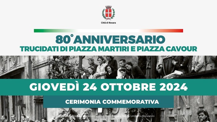 Ottantesimo anniversario della commemorazione dei trucidati di Piazza Martiri e Piazza Cavour