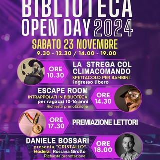 Open day alla biblioteca di Castelletto Sopra Ticino