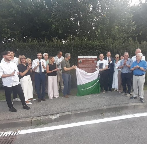 Arona dedica una rotonda a Amadeo Peter Giannini