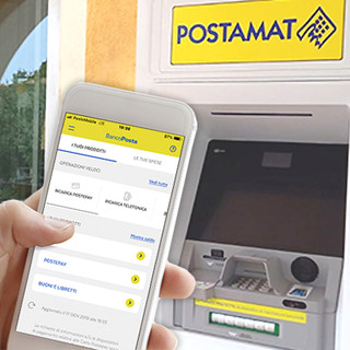 Poste italiane: in tutti gli atm postamat della provincia di Novara prelievo di contanti senza carta