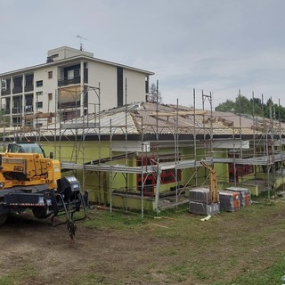 Scuola Anna Frank di Arona: lavori in corso, ma lunedì tutto pronto per l'apertura