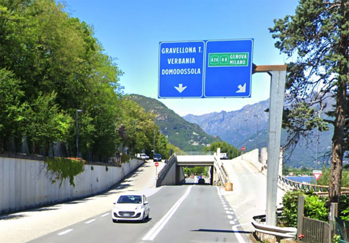 Autostrada A26, chiusura notturna tra Arona e Baveno