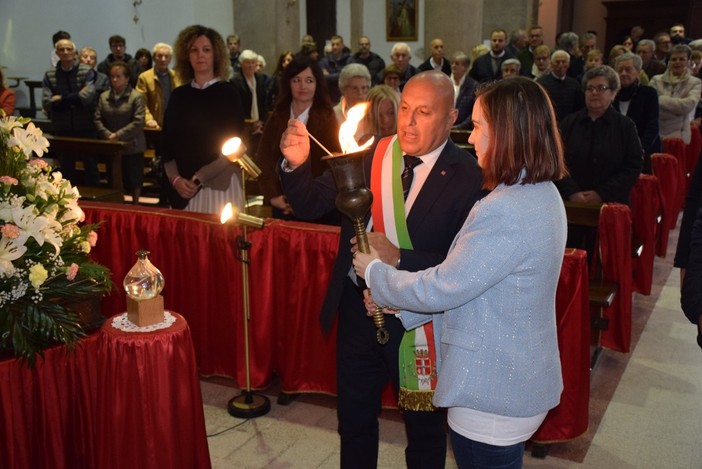 Festa Patronale a Vergano: accensione della lampada a San Francesco d'Assisi