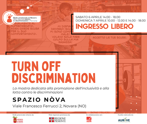 “Turn Off Discrimination”: mostra per promuovere l’inclusività