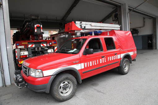 Forti raffiche di vento sul lago d'Orta: alberi caduti e vigili del fuoco in azione