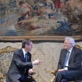 Herzog a Roma, centro storico blindato e sit in di protesta per Gaza